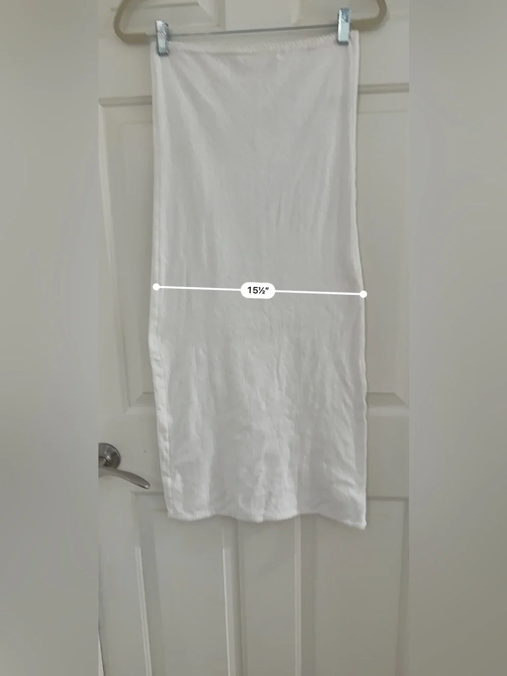 MY MUM MADE IT WHITE POINTELLE COTTON MAXI SKIRT M/L - Picture 7 of 13